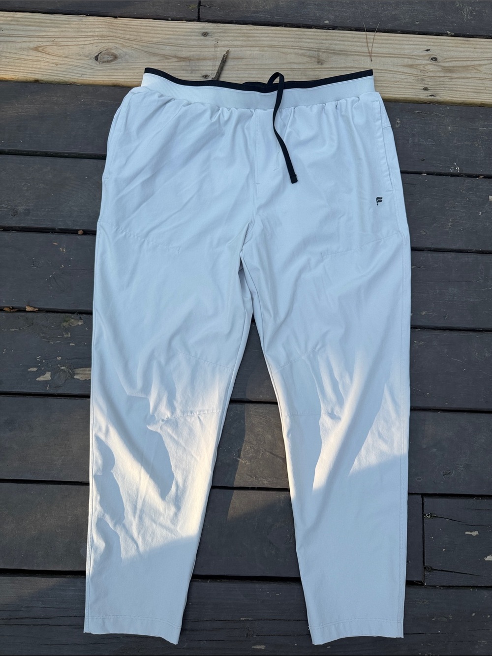Fabletics Men's Gray Joggers with Black Waistband size XL